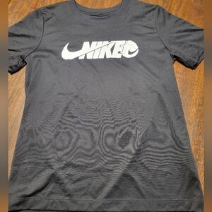 Nike Black T-Shirt with White Logo